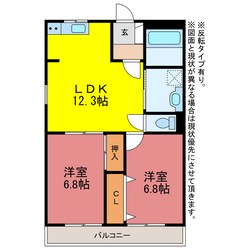 グリーンハイムハダノの物件間取画像